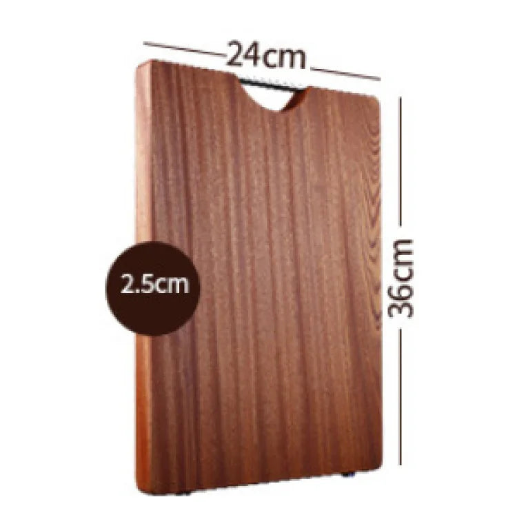 Household Wholewood Kitchen Cutting Board Does Not Crack and Antibacterial Mildew-proof Log Paint-free Ebony Chopping Blocks