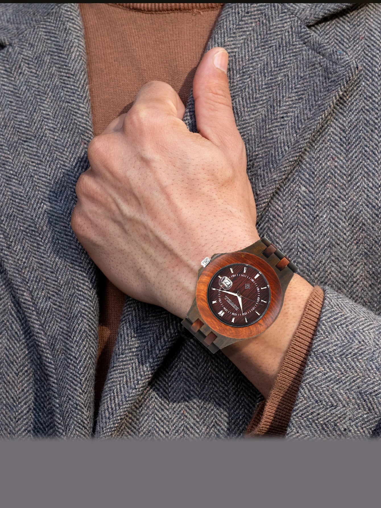 Wood Watch, Wooden Watch for Men, Handmade Lightweight Wooden Wrist Watches, Mens Wooden Watch, Wood Watch Gifts for Men