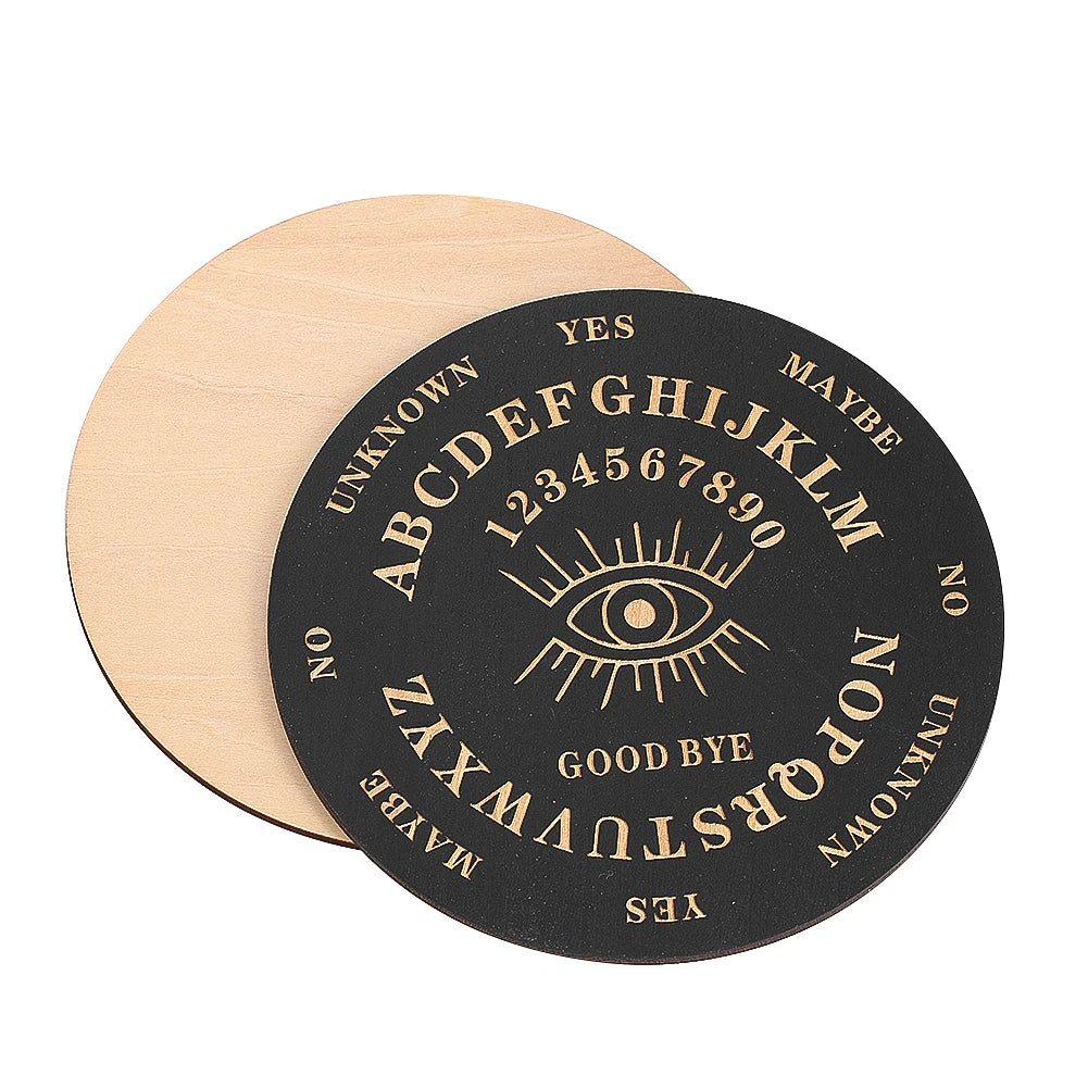 Wood Boards Witch Divination Plate Decision Making Pendulum Board Metaphysical Message Board Meditation Altar Ritual