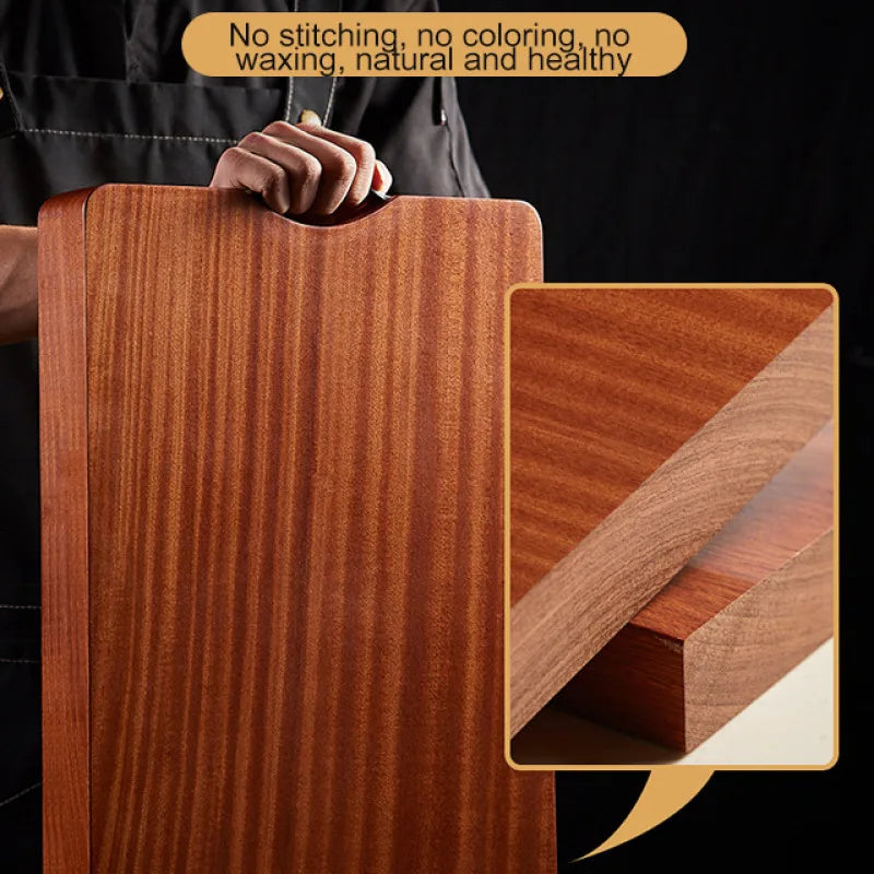 Household Wholewood Kitchen Cutting Board Does Not Crack and Antibacterial Mildew-proof Log Paint-free Ebony Chopping Blocks