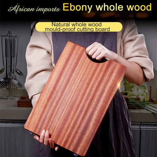 Household Wholewood Kitchen Cutting Board Does Not Crack and Antibacterial Mildew-proof Log Paint-free Ebony Chopping Blocks