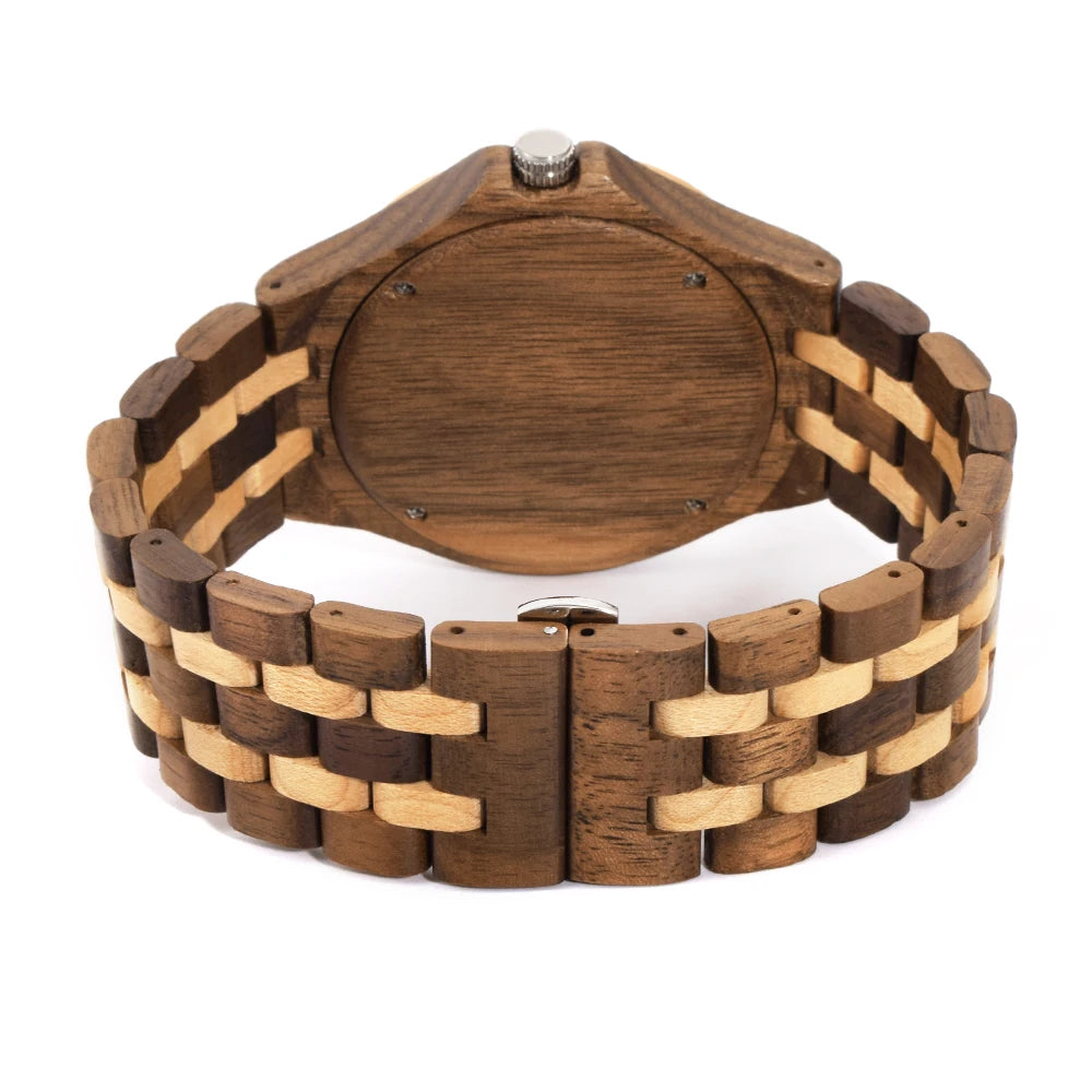 Wood Watch, Wooden Watch for Men, Handmade Lightweight Wooden Wrist Watches, Mens Wooden Watch, Wood Watch Gifts for Men