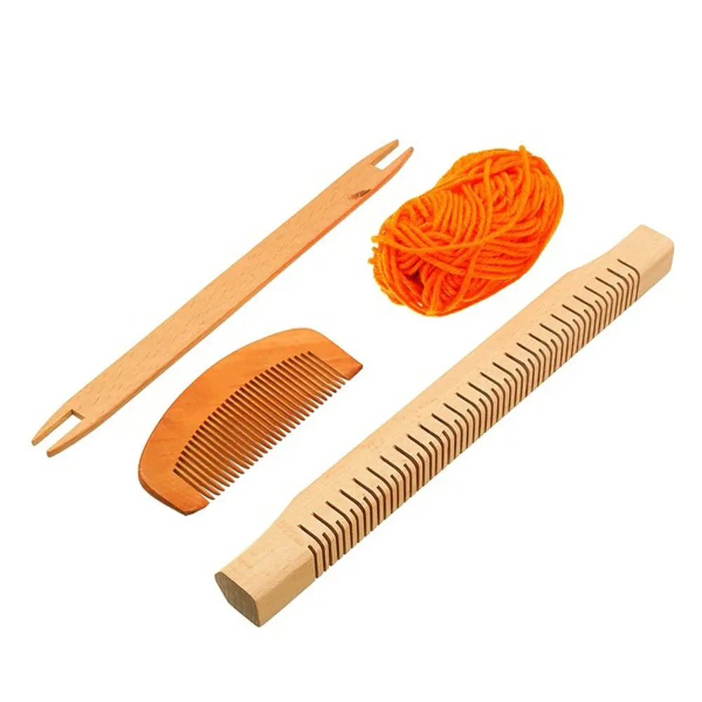 Wooden Durable For Children  Girl Craft Household DIY Knitted  Weaving Loom Knitting Machine Handcraft